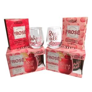 Village Frose Wine Glass Set with Mix